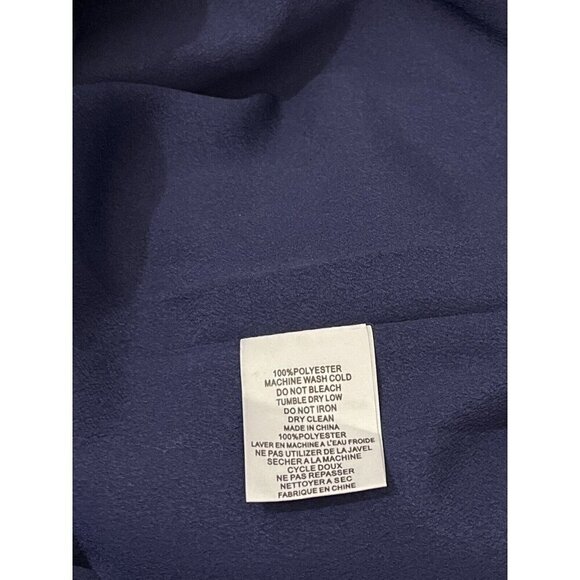 Trina Turk Nico Shift Dress Navy Blue Bell Sleeve Size Small - Picture 9 of 12